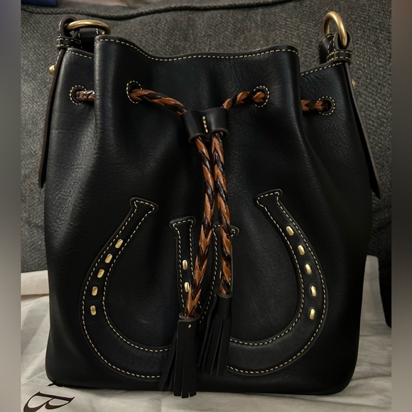 Dooney & Bourke Handbags - Authentic Dooney & Bourke European Leather Bucket Bag; Western Collection.